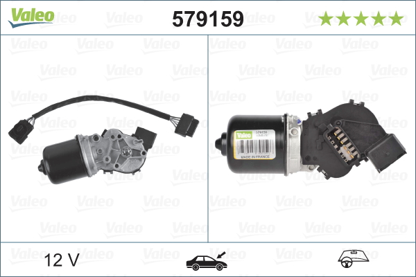 VALEO Ablaktörlö motor 579159_VALEO